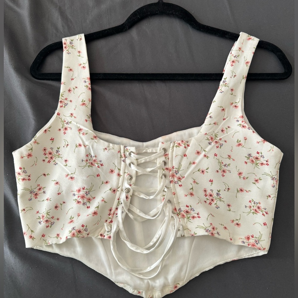 Floral corset